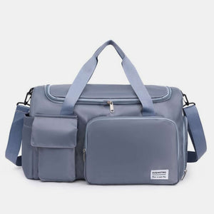 Versatile Oxford Cloth Travel Bag with Detachable Strap, Oversized, Perfect for All Your Travel Needs.