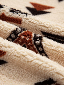Western Aztec Half Zip Plush Sweatshirt