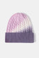 Contrast Tie-Dye Cable-Knit Cuffed Beanie