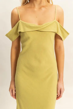 HYFVE Flattering Fit Cami Maxi Dress featuring a stylish cami neckline and chic maxi length.