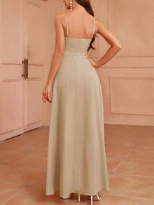 Slit Spaghetti Strap Maxi Dress