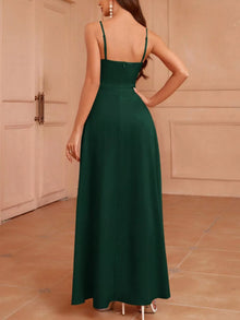 Slit Spaghetti Strap Maxi Dress