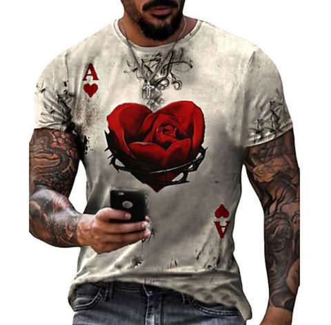 3D Short Sleeve T-Shirt - Empire Wardrobe