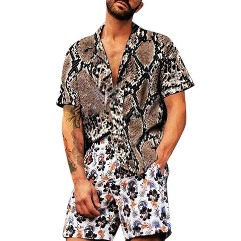 Leopard  short sleeve Shirt - Empire Wardrobe