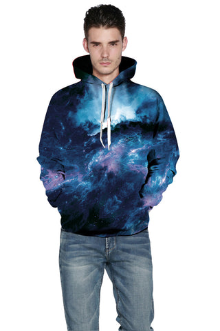 Deep Blue Galaxy Hoodie - Empire Wardrobe
