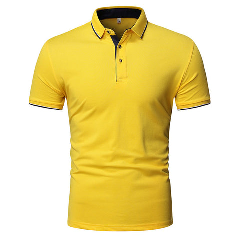 Lapel Top Solid Color Business Short Sleeve - Empire Wardrobe