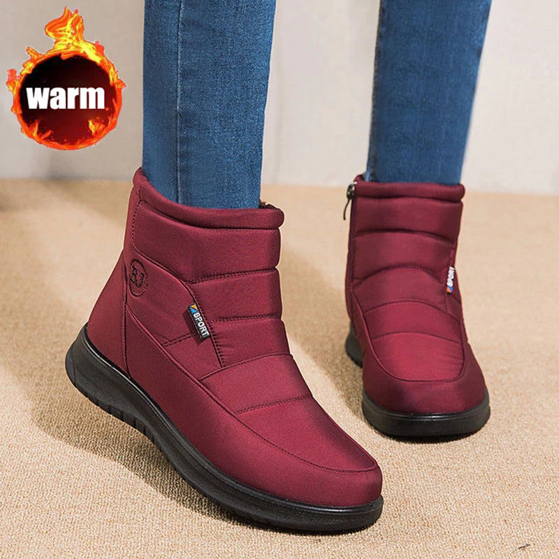 Non-slip Waterproof Snow Boots - Empire Wardrobe